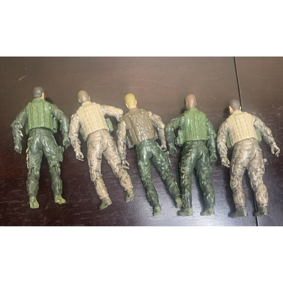 Lot of 5 Elite Force Navy Seals Fire Team 4" Figures - Picture 4 of 9